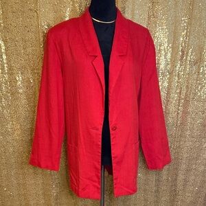 Chic Scarlet Women's Blazer